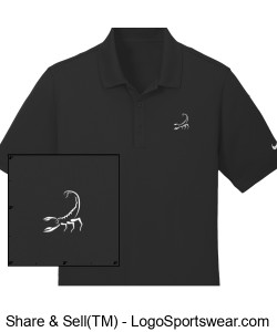Black SWC Polo - Logo Only Design Zoom